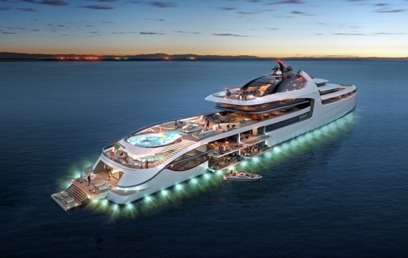 The new Italian super-yacht is a real floating palace