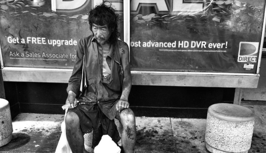 The photographer took pictures of homeless people for ten years, and then she met her father among them