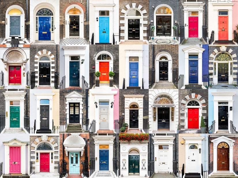 The photographer travels around the world and demonstrates the beauty of doors and windows