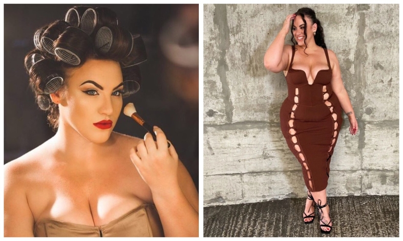 The plus-size model is proud of the extra kilos, because they bring her a lot of money