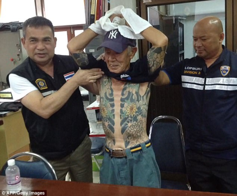 The police identified the fugitive Yakuza killer after seeing his photos on Facebook
