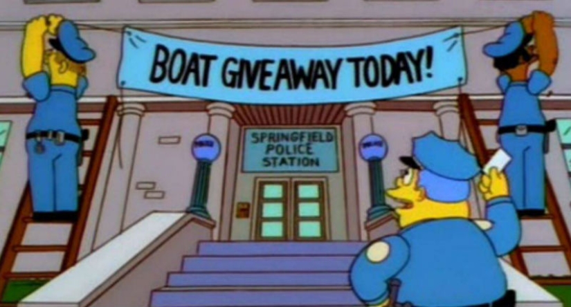 The police used an ingenious trick from The Simpsons and caught 21 criminals