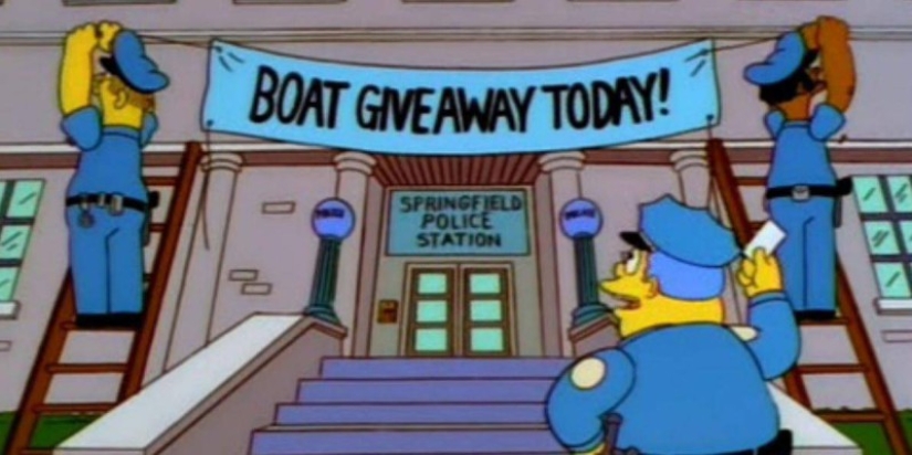 The police used an ingenious trick from The Simpsons and caught 21 criminals