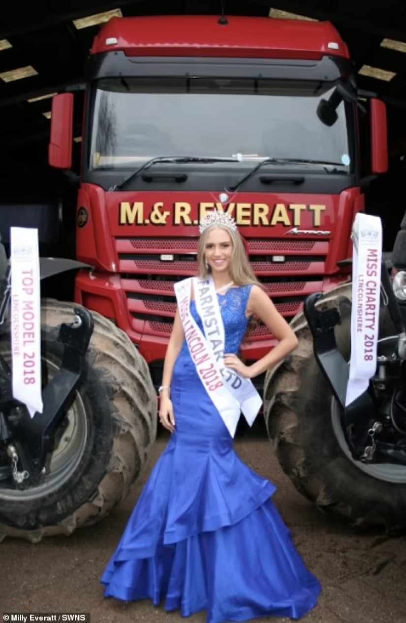 The Queen of trucks: why the former "Miss England" is going to become a truck driver