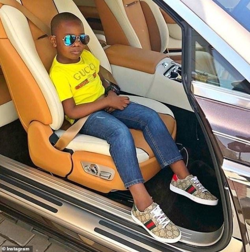 The richest of the rich kids Inside the luxurious life of a 9-year-old Nigerian boy nicknamed "the world's youngest billionaire" who owns his first mansion at the age of just six and has many sports cars thanks to his father, an Internet celebrity