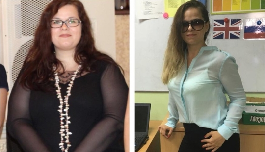 The Russian woman lost 50 kg to stop teasing her son because of her excess weight