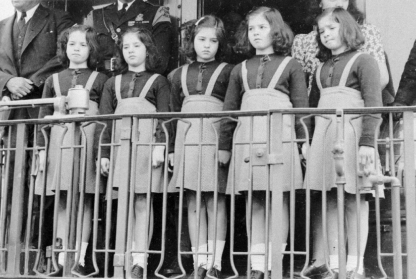 The tragic fate of the Dion quintuplets