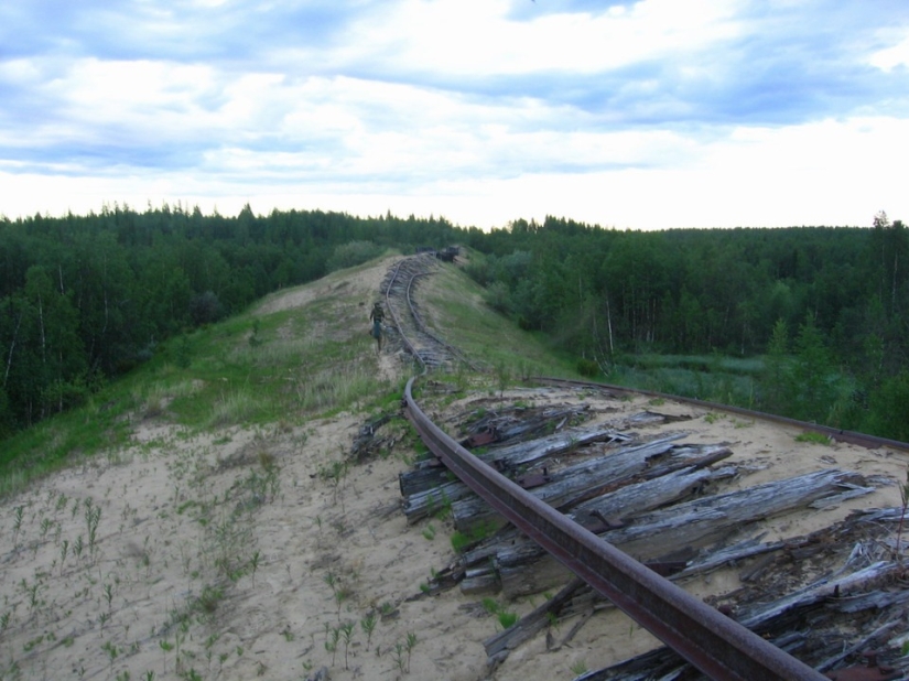 The trailer will not move, there are no platforms left: Stalin's road of death in the Arctic