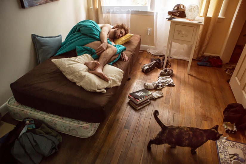 The winner of the Getty Images competition looks into American bedrooms