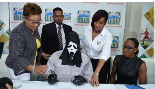 The winner of the lottery in Jamaica did not give beggars and robbers a single chance