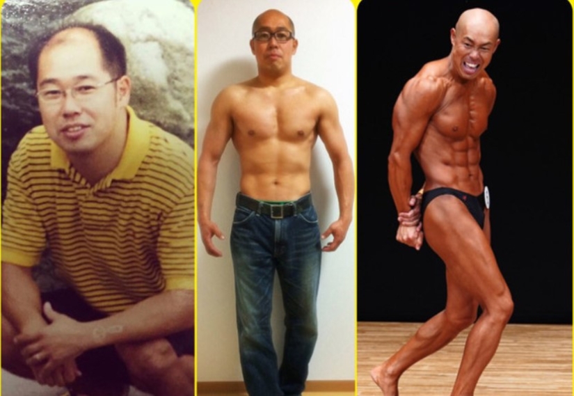 There was a chubby guy — he became a jock: the incredible transformation of a Japanese man after his divorce from his wife