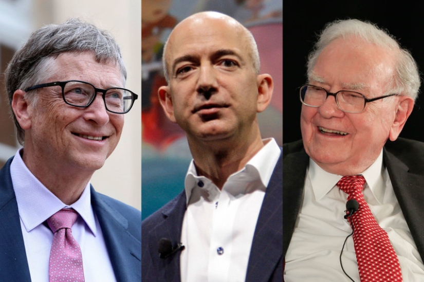 These three billionaires turned out to be richer than half of the US population