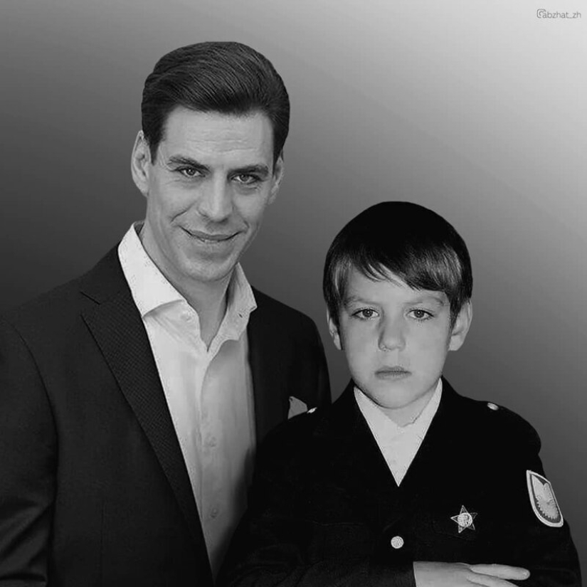 "Through Time": 30 Russian celebrities posing with young versions of themselves