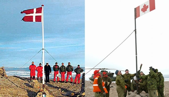 Tira y afloja insular: Canadá y Dinamarca libran la guerra más extraña de la historia de la humanidad