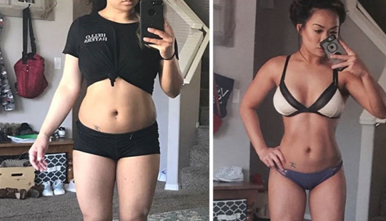 "¡Tirad las escamas!": 20 chicas que han cambiado mucho sin perder un kilo