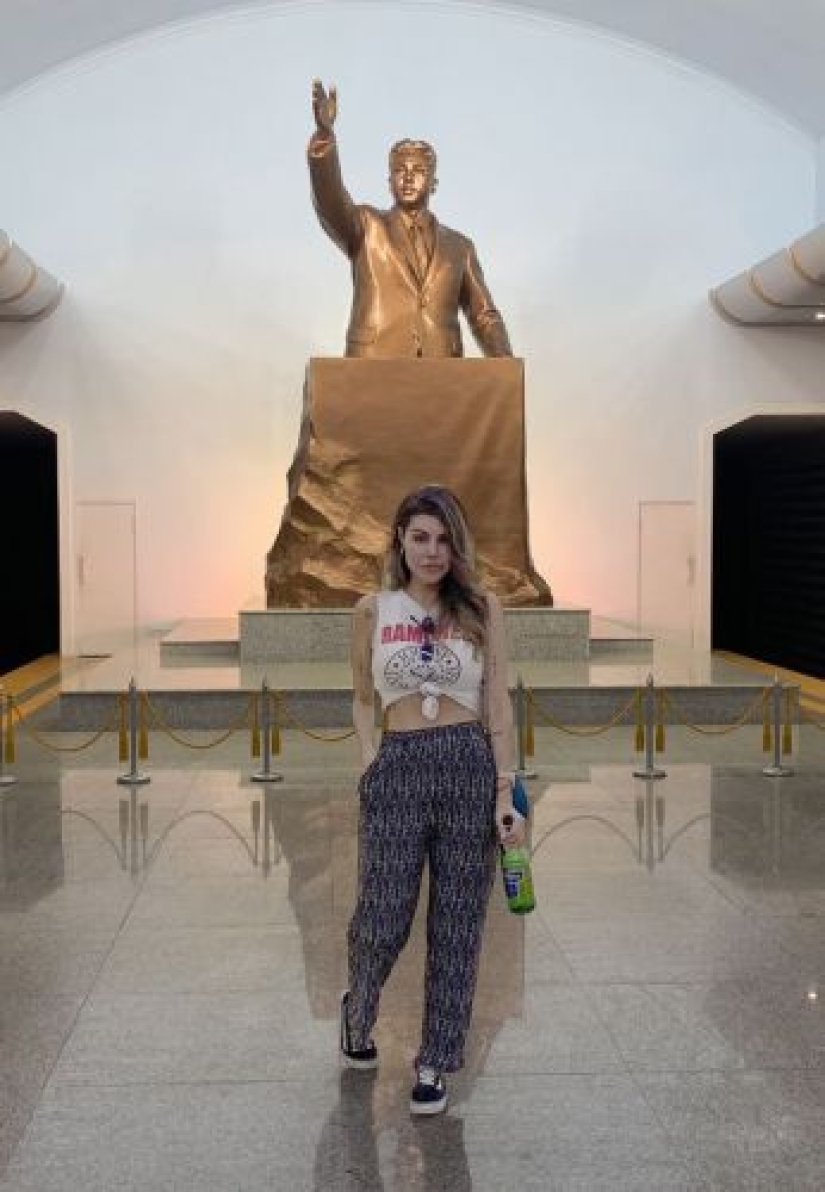 TP y juche: modelo brasileña casi fue a la cárcel en Corea del Norte por su pasión por los selfies