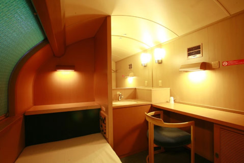 Un asiento reservado en el tren nocturno japonés Sunrise Izumo