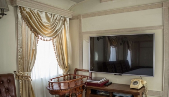 Un carruaje en el que todos se sentirán VIP: los kazajos han creado un hotel de cinco estrellas sobre ruedas Un carruaje en el que todos se sentirán VIP: los kazajos han creado un hotel de cinco estrellas sobre ruedas