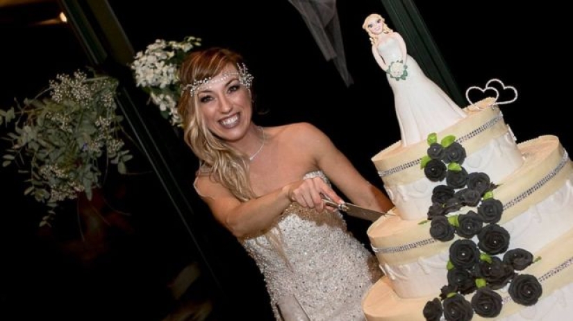 Un cuento de hadas sin príncipe: una mujer italiana se casó sola