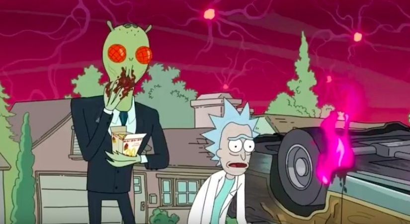 Un fanático de" Rick y Morty " regaló su auto por una caja de salsa de la caricatura