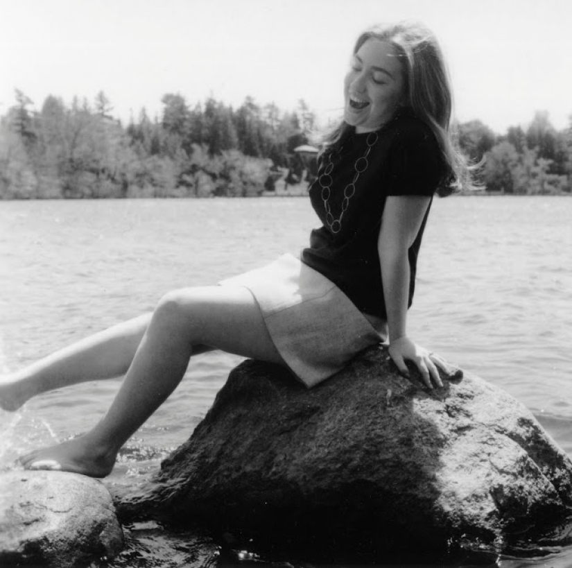 ¿Un hippie típico o un estudiante de una universidad de élite? 20 fotos raras de una joven y joven Hillary Clinton