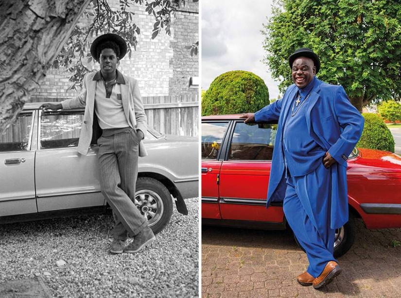 Una comparación de toda la vida: el fotógrafo repitió las fotos de personas hace 40 años