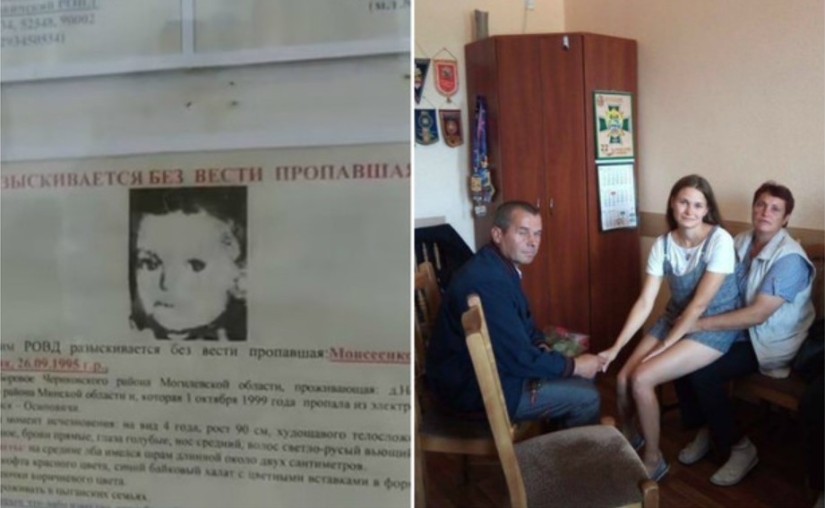Una familia de Bielorrusia se reúne con su hija desaparecida 20 años después de su desaparición