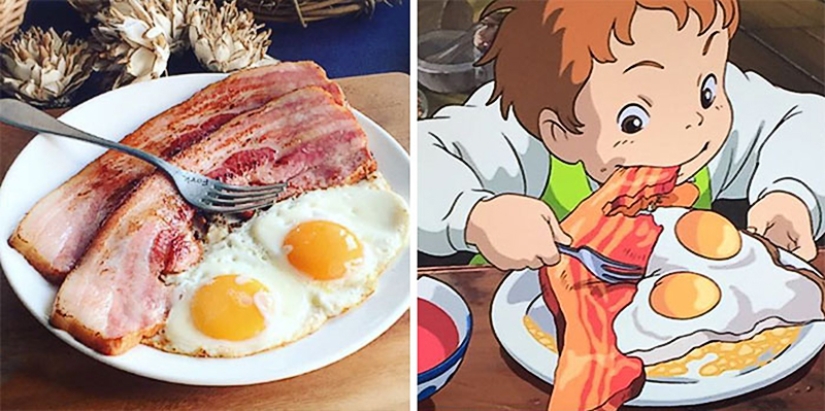 Una gran idea de cómo alimentar a un niño caprichoso: una mujer japonesa cocina platos de dibujos animados de Miyazaki