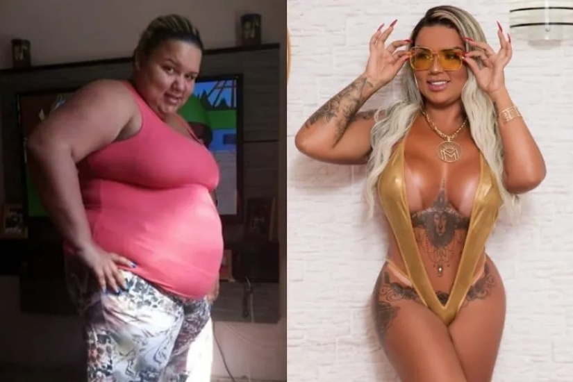 Una joven madre de Brasil perdió 70 kg en dos años y se convirtió en una modelo exitosa
