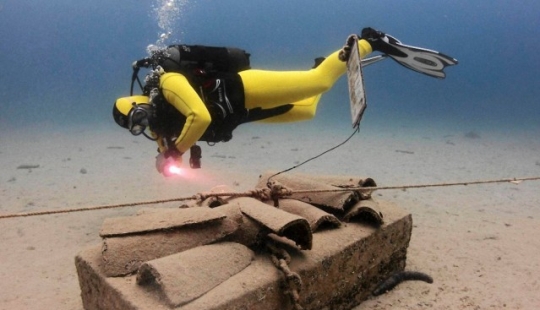 Underwater historical park in Croatia