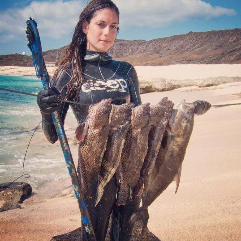 Valentine Thomas es la pescadora más sexy de Instagram