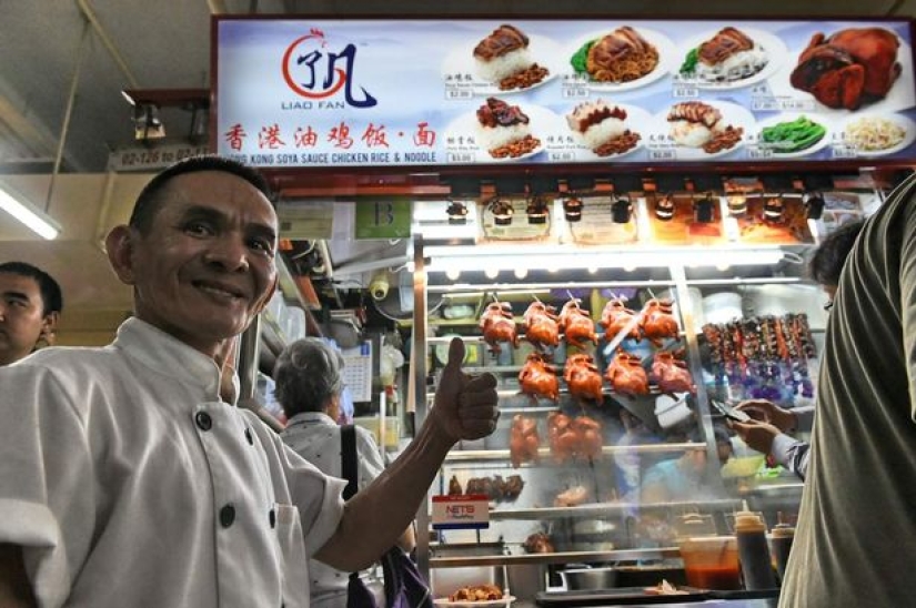 Vendedor ambulante de comida de Singapur obtiene estrella Michelin