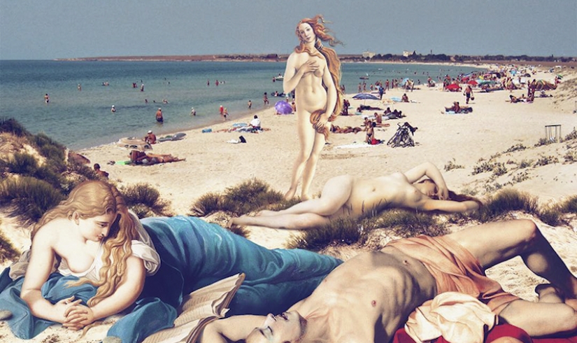 Venus on a nudist beach: how the heroes of classic canvases fit into modernity
