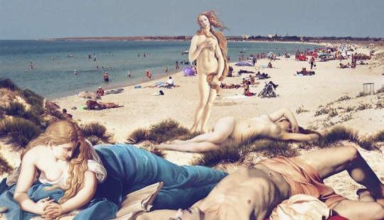 Venus on a nudist beach: how the heroes of classic canvases fit into modernity