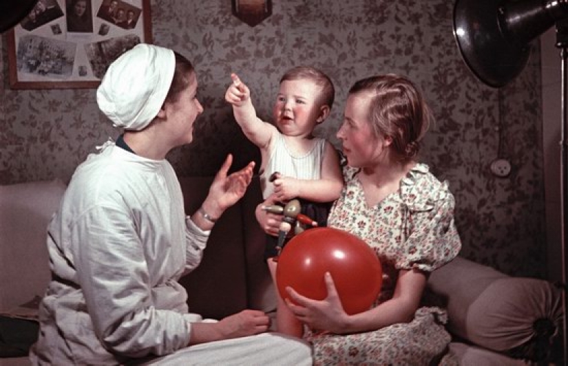 Vida laboral: desconocido color de las fotos de la vida cotidiana en la unión soviética de la década de 1950