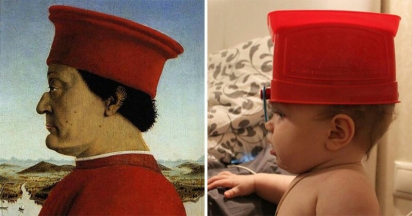 VKontakte users have recreated paintings of the classical era