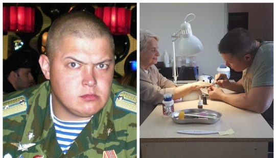 "We are signing up for special training!" A former special forces soldier from Krasnodar became a manicure master