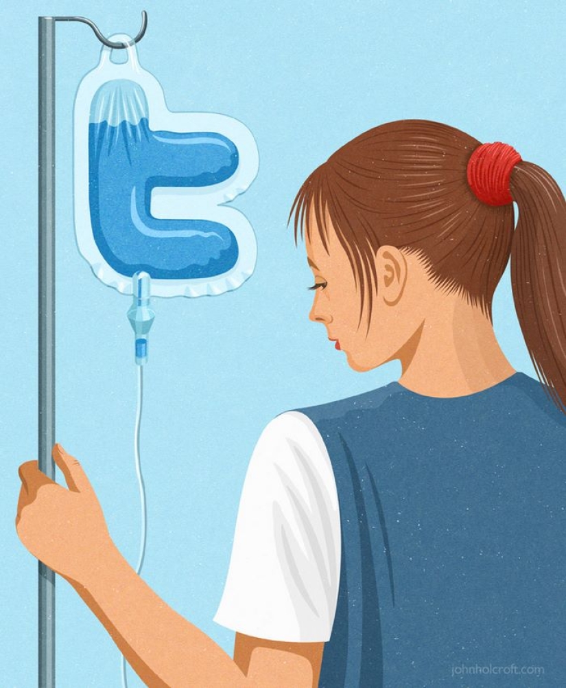 We have forgotten the word "enough", says satirical artist John Holcroft