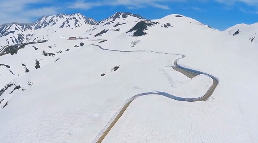 Welcome to the snowiest road in the world