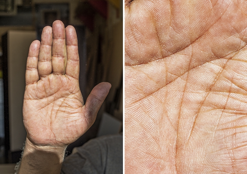 What a person's hands can tell you about. Omar Reda's photo project