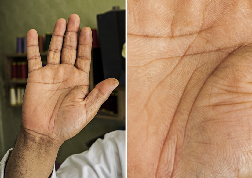 What a person's hands can tell you about. Omar Reda's photo project