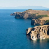 What Baikal looks like from a helicopter