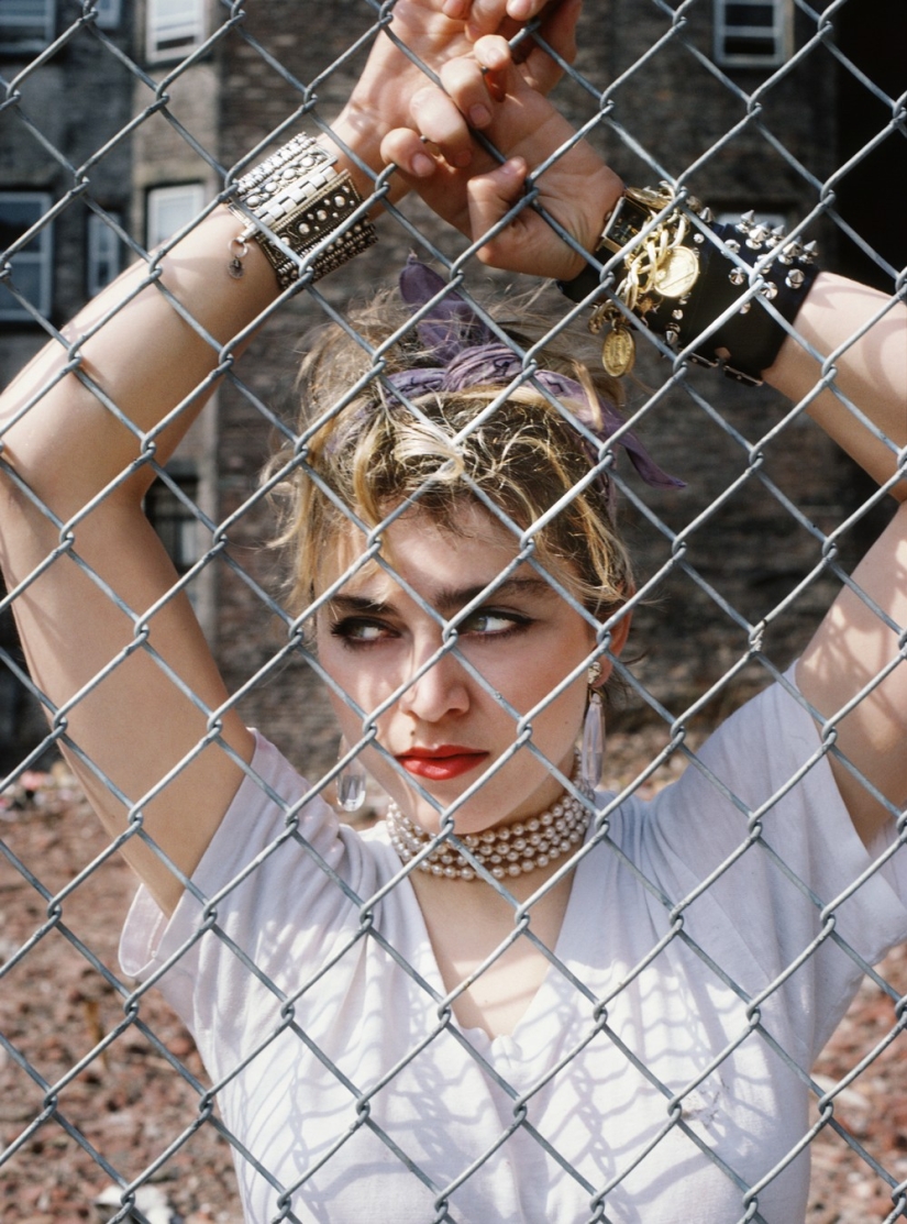 What did Madonna look like when only the neighborhood kids knew her