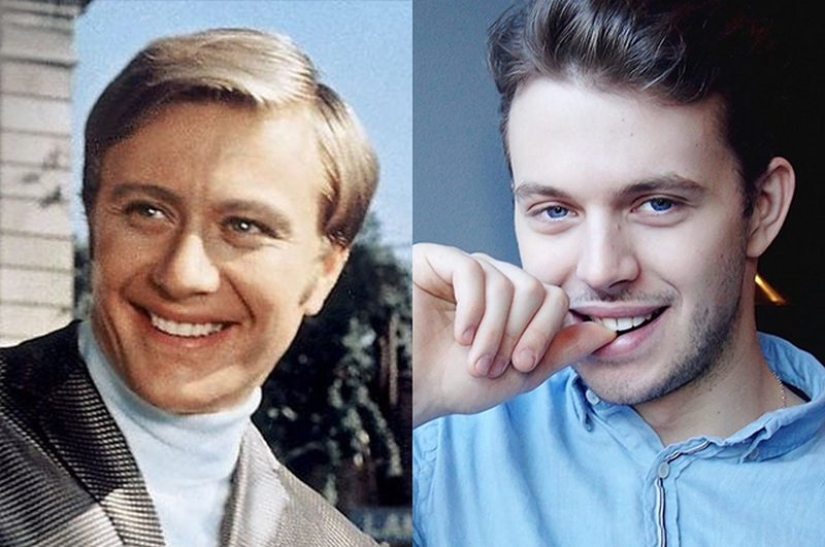 What do the grandchildren of 10 favorite Soviet stars look like: Nikulin Jr., Ivan Yankovsky and others
