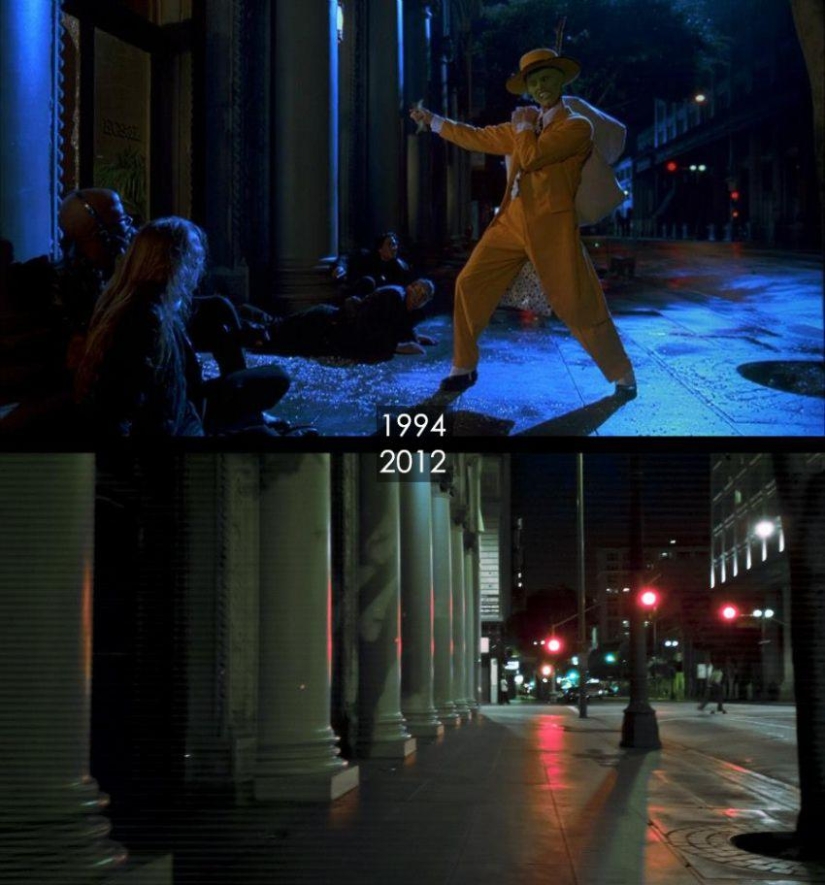 What do the places where famous Hollywood scenes were filmed look like today