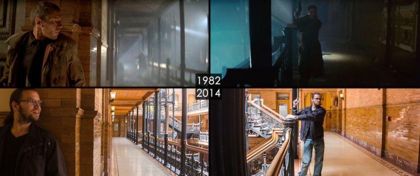 What do the places where famous Hollywood scenes were filmed look like today