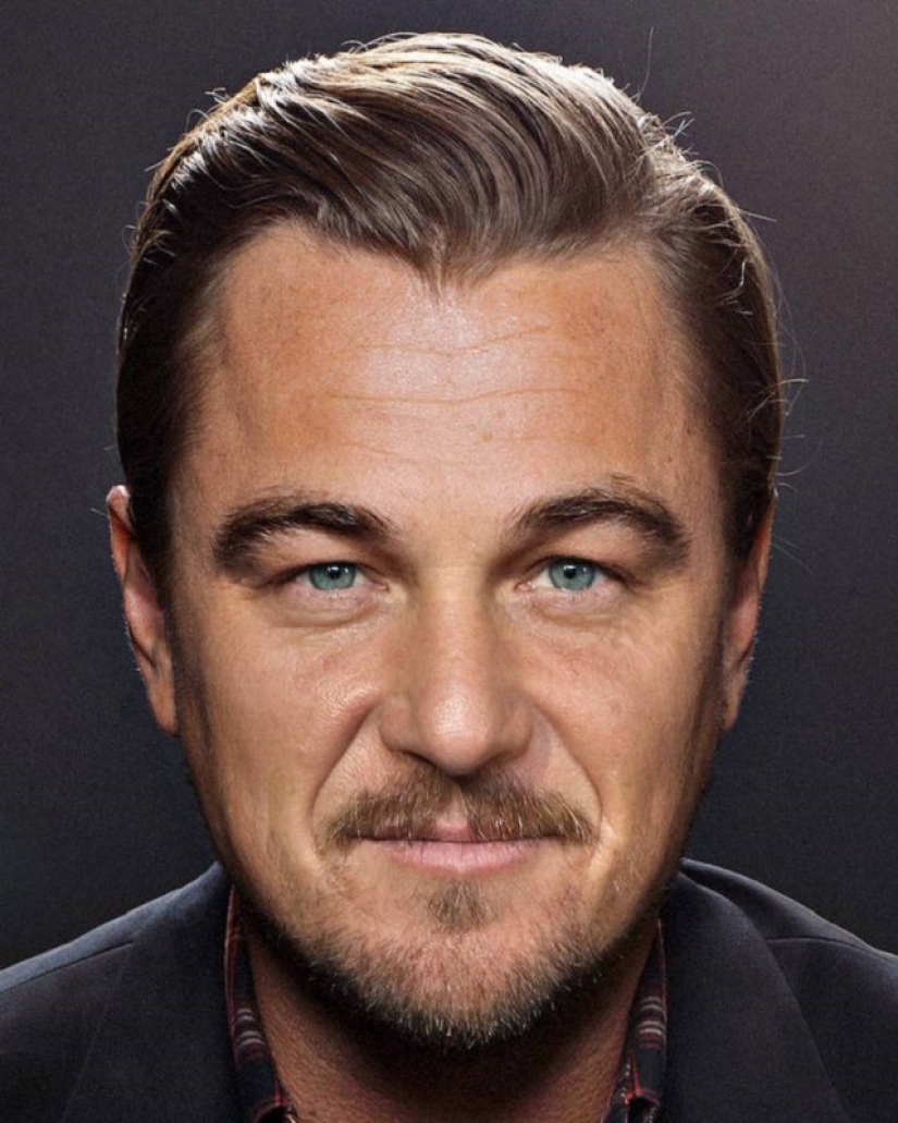 What happens if you combine two famous actors in Photoshop