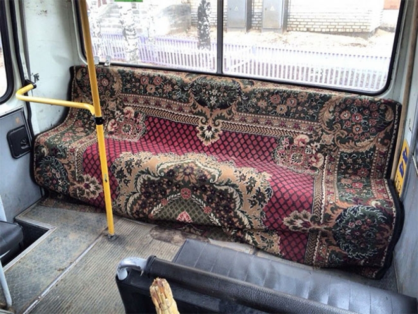 What happens to carpets that have been banished from the apartment