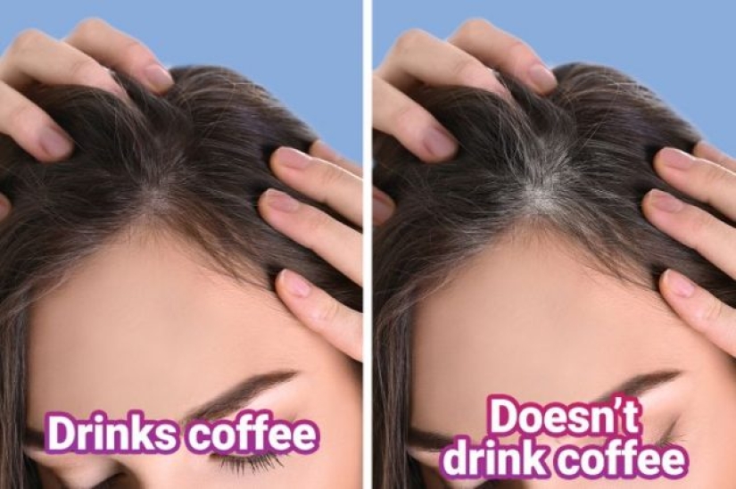 What happens to your hair when you cut down on coffee