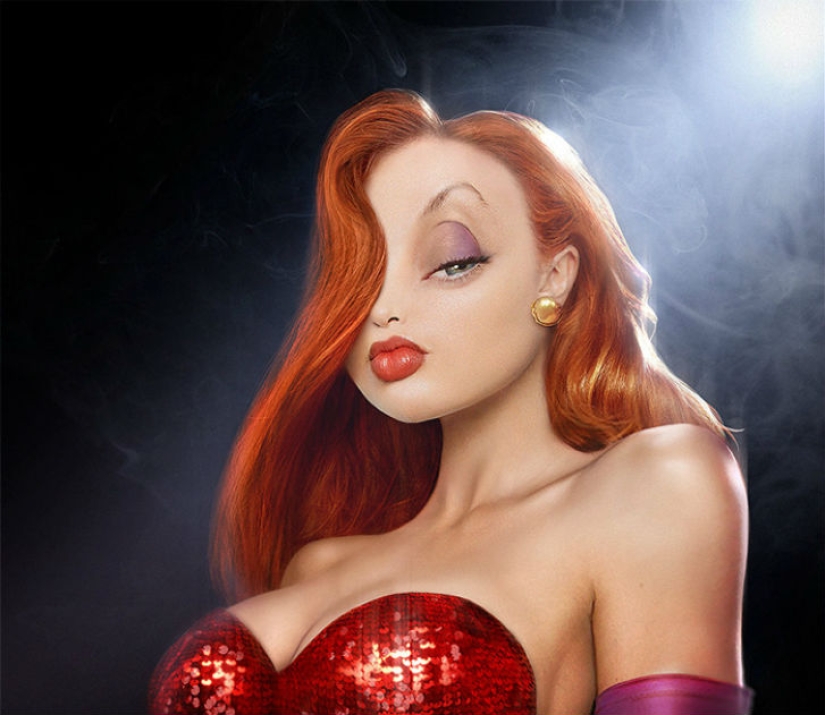 What would cartoon characters look like in real life